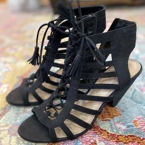 Vince Camuto Black Suede Heels